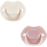 Suzeta ortodontica Tommee Tippee Moda, 0-6 luni, Bej/Roz, 2 buc