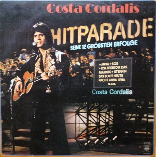 Vinil Costa Cordalis &ndash; Hitparade - Seine 12 Gr&ouml;ssten Erfolge (VG)