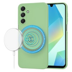 Husa silicon Samsung Galaxy A16 Techsuit SoftFlex MagSafe, verde deschis foto