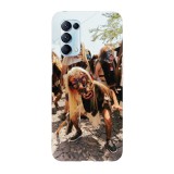 Husa compatibila cu Oppo Find X5 Pro model Tribal dance, Silicon, TPU, Viceversa, Transparent, Carcasa