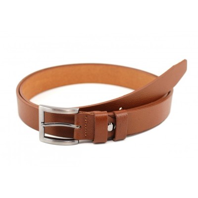 Curea eleganta barbati din piele naturala 3cm Maro DR130MM foto