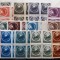 1950-Romania-Steme-Lp266-Bl4-complet set-guma orig.-MNH