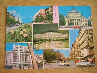 QW23 B - Carte postala - tematica turism - vedere - Romania - Bucuresti 42 foto