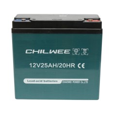 Baterie VRLA plumb-acid 12V 25Ah, 20HR cu grafen 6-DZF-20 pentru vehicule electrice 180x75x180mm Chilwee foto
