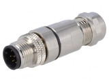 Mufă M12 8 PIN tată DeviceNet/CANopen cablu IP67