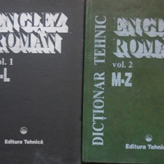 CORNEL CINCU - DICȚIONAR TEHNIC ENGLEZ ROMAN: 2 VOL