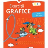 Cumpara ieftin Exercitii grafice 6+ Rosu - Birgit Fuchs