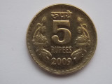 5 RUPEES 2009 INDIA, Asia