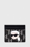 Karl Lagerfeld card holder culoarea negru