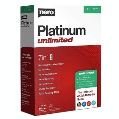 Licenta 2024 pentru Nero Platinum Nelimitate - Perpetual / 1-Dispozitive - Global foto