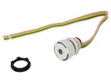 Comutator de siguranță EAO 22mm, 2 NC x2, gri deschis