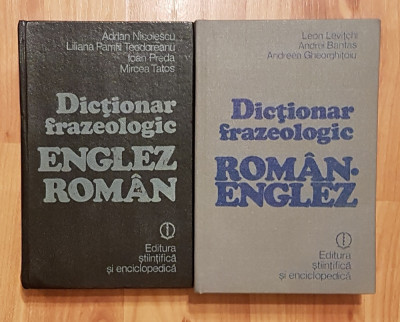Dictionar frazeologic englez-roman / roman-englez foto