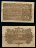 Romania 1917 - 25 bani, ocupatia germana, circulata