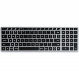Tastatura Wireless Satechi X2 Slim Bluetooth retroiluminata cu Keypad numeric, US (Gri)