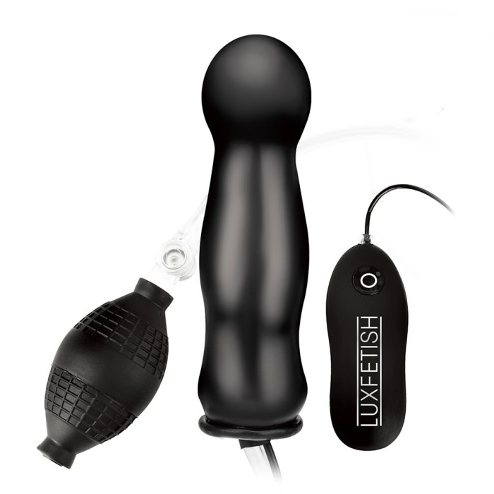 Vibrator Inflatable Plug