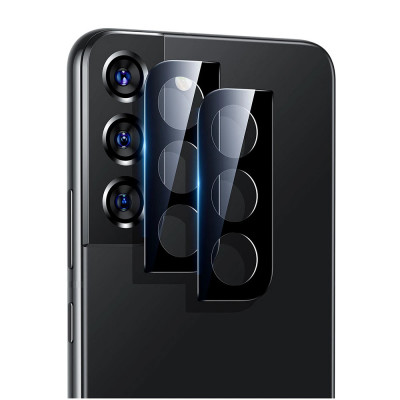 Folie Camera pentru Samsung Galaxy S22 5G / S22 Plus 5G (set 2), ESR Lens Protector Tempered Glass, Black foto