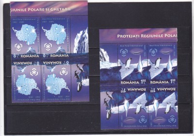 ROMANIA 2009 - ANUL POLAR INTERNATIONAL - Lp.1829d, TETE-BECHE,IN PERECHE,MNH . foto