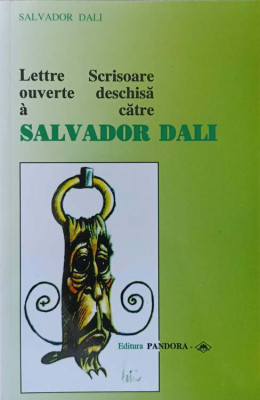 SCRISOARE DESCHISA CATRE SALVADOR DALI-SALVADOR DALI foto