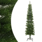 VidaXL Brad de Crăciun artificial slim cu suport, 240 cm, PE