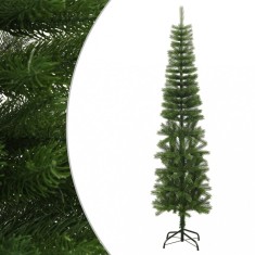 vidaXL Brad de Crăciun artificial slim cu suport, 240 cm, PE