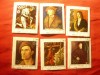 Serie mica Yemen YAR 1971 Pinacoteca Pictura - Olimpiada Munchen - 6 val. stamp., Stampilat