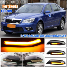 Set de 2 lampi led semnalizare dinamica oglinda Xentech Light VW Polo, Skoda Octavia, 12V foto
