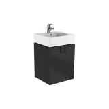 Cumpara ieftin Mobilier pentru lavoar, Kolo, Twins, 60 cm, cu o usa, negru