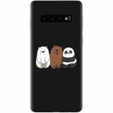 Husa silicon personalizata pentru Samsung Galaxy S10, Bears