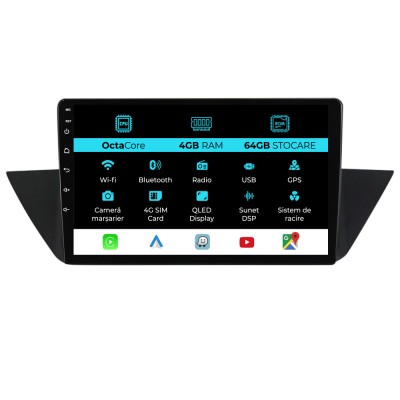 Navigatie Dedicata BMW X1 E84 (2009-2015),10Inch, 4Gb Ram, 64Gb Stocare, Carplay foto