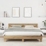 VidaXL Cadru de pat Stejar Artizanal 180 x 200 cm Lemn compozit