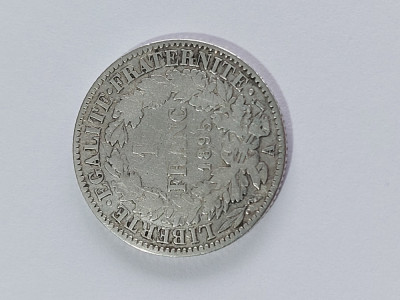 Moneda argint 1 franc 1895 A Franta(20) foto