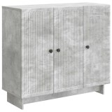 vidaXL Bufet Gri Beton 89 x 34,5 x 80 cm Lemn prelucrat 893958