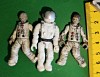Set 3 figurine cosmonauti Mega Construx Call of Duty Mega Bloks 5 cm h, articulatii mobile : cap, mâini, mijloc. Doi astronauti deveniti ZOMBI, Fortnite