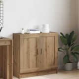 VidaXL Bibliotecă, stejar artizanal, 82,5x30,5x80 cm, lemn prelucrat