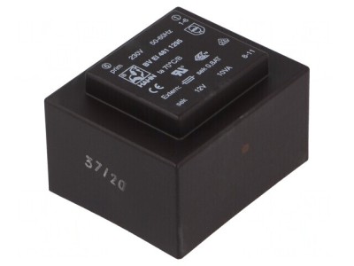Transformator &amp;icirc;ncapsulat 10VA 230V 12V PCB BVEI foto
