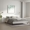 Gossi tablie de perete,alb,240x1,5x80 cm, lemn prelucrat