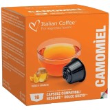 Cumpara ieftin Ceai de Musetel cu Miere, 16 capsule compatibile Nescafe Dolce Gusto, Italian Coffee