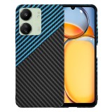 Husa Xiaomi Redmi 13C 4G Asteroid GSM Carbonite FiberShell, bleu