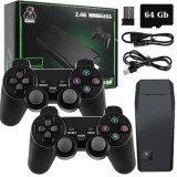 Consola jocuri tip stick, cu 10000 de jocuri incorporate, cu 2 controler wireless, iesire HDMI, se poate conecta la TV/TV, Box/PC/Laptop/Proiector, ne
