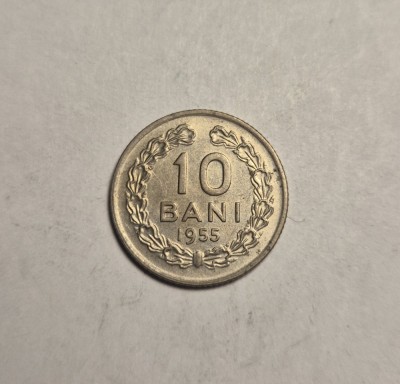 10 Bani 1955 UNC foto
