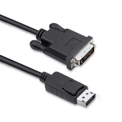 Cablu DisplayPort la DVI-D (24+1) 1.8m negru 50364 QOLTEC foto