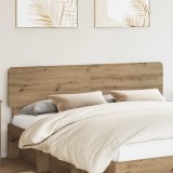 vidaXL Tăblie cap cu headboard Stejar Artizanal 180 cm Lemn compozit 888516