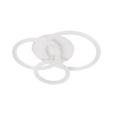 Plafoniera Circle LED 90W 3CCT cu telecomanda, alb, Erste
