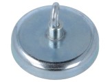 Magnet fix ferită 180N 47mm cu c&acirc;rlig ELESA GANTER