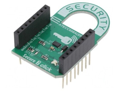 Placă Prototip Autentificare Secure 7 Click ATECC608A foto