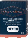 King C. Gillette Lame de ras cu dublu tăiș, 10 buc, Killys