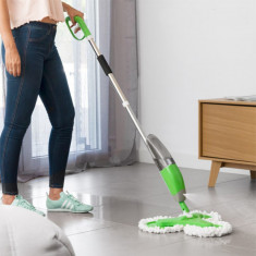 Mop triplu cu pulverizator StarHome GiftGalaxy foto