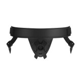 Hamuri pentru dildo - Mina Eclipse Ham Strap-on Negru Intens Seducator cu Suporturi Elastice pentru Tubul de Lubrifiant sau Alte Accesorii