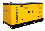 Generator insonorizat Stager YDY61S3, 61kVA, 79A, 1500rpm, trifazat, diesel