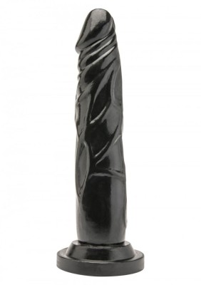 Dildo realist de marime normala si cu ventuza pentru fixare Dong 7 inch, black foto